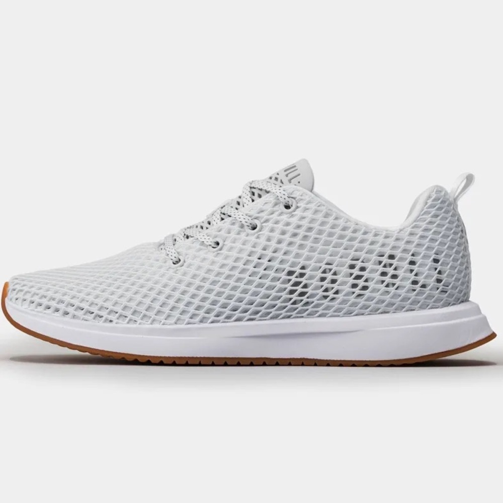 NOBULL White Mesh Runner Training Unisex Sneakers M 9/ W 10.5